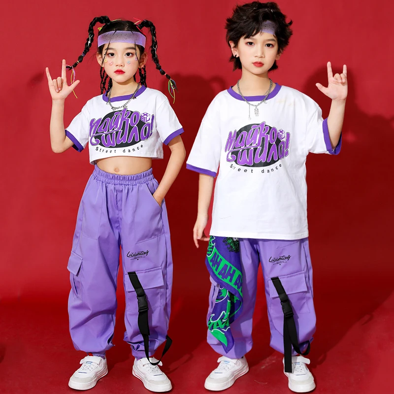 2023 New Jazz Dance Costumes For Kids Crop Tops Cargo Pants Street Dance Wear Girls Ballroom Hip Hop Dance Rave Clothes DQS12412
2023 New Jazz Dance Costumes For Kids Crop Tops Cargo Pants Street Dance Wear Girls Ballroom Hip Hop Dance Rave Clothes DQS12412
