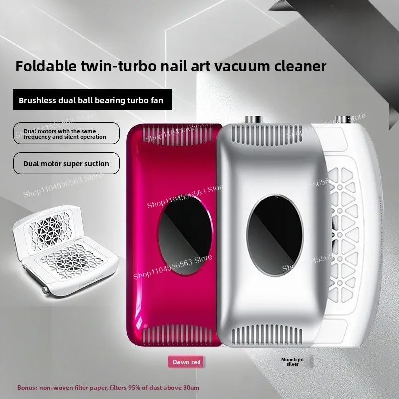 Foldable Dual-Turbine Quiet Vacuum Cleaner – for Nail Salons & Manicure Studios
Foldable Dual-Turbine Quiet Vacuum Cleaner – for Nail Salons & Manicure Studios