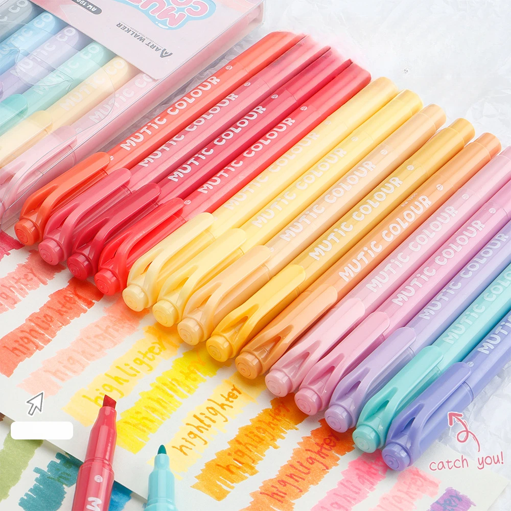 6/12/24 Color Dual Head Highlighter Pen For Student Marking And Marking Eye Protection Highlighter Pen Hand Account Drawing Pen
6/12/24 Color Dual Head Highlighter Pen For Student Marking And Marking Eye Protection Highlighter Pen Hand Account Drawing Pen