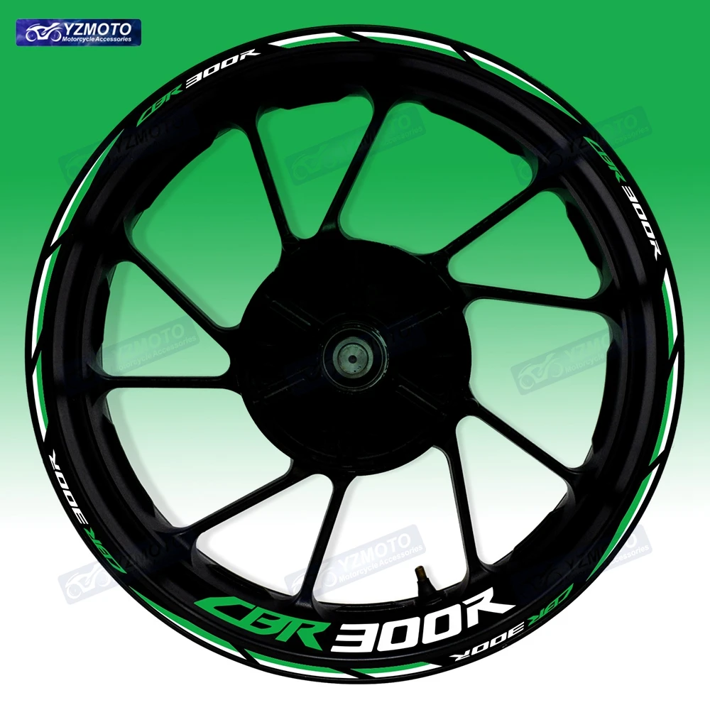 For Honda CBR300R CBR 300R Motorcycle 17 Inch Front Rear Wheel Sticker Decal Reflective Decorative Hub Stripe Rim Stickers
For Honda CBR300R CBR 300R Motorcycle 17 Inch Front Rear Wheel Sticker Decal Reflective Decorative Hub Stripe Rim Stickers