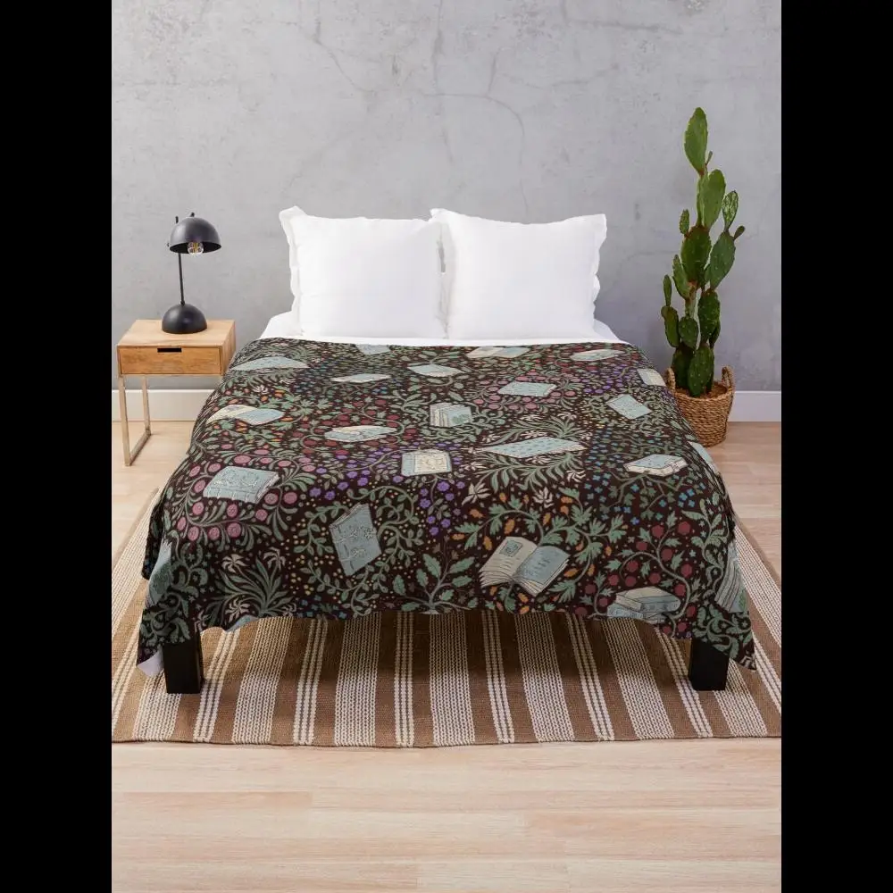 Books in Flower Throw Blanket Soft Cozy Plush Cover for Bed Couch or Decor
Books in Flower Throw Blanket Soft Cozy Plush Cover for Bed Couch or Decor