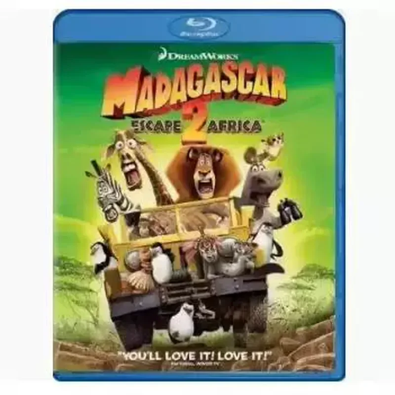 BD Blu-ray Animated Cartoon Film American Comedy Madagascar 1 2 3 High Definition 3-Disc Box Set
BD Blu-ray Animated Cartoon Film American Comedy Madagascar 1 2 3 High Definition 3-Disc Box Set