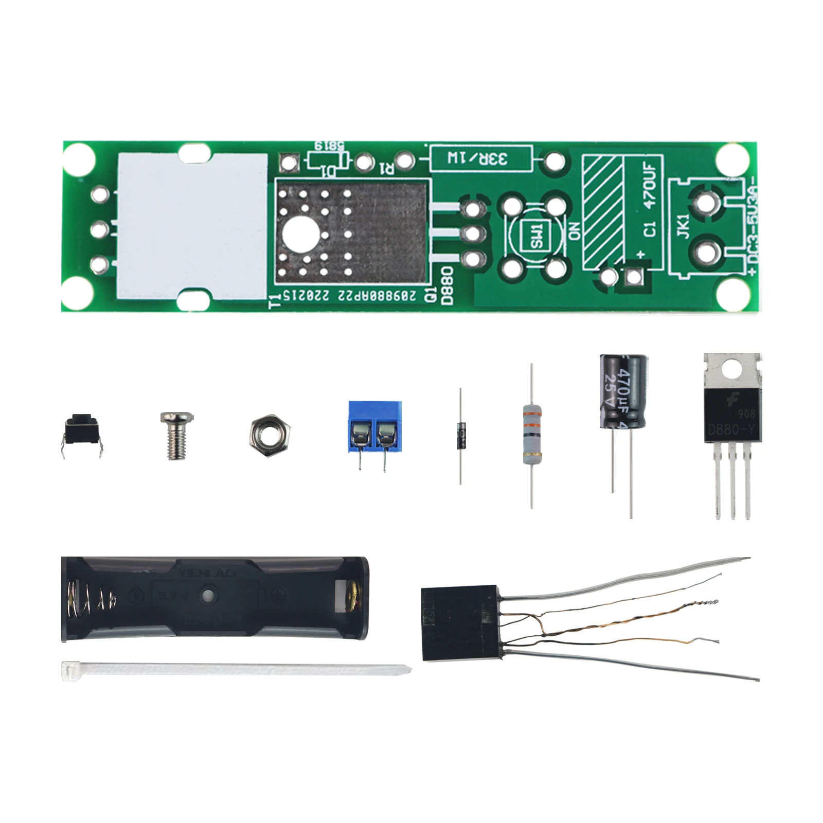 High Voltage Generator Arc Igniter DIY Kit Lighter Kit Arc Generator Kit for DIY Electronic Production Suite DC3-5V
High Voltage Generator Arc Igniter DIY Kit Lighter Kit Arc Generator Kit for DIY Electronic Production Suite DC3-5V