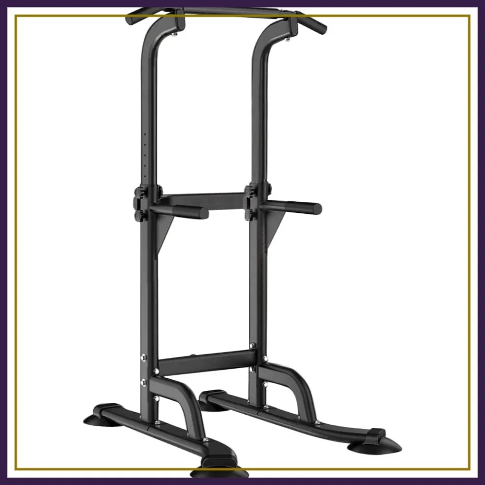 Power Tower Pull Up Bar & Dip Station, Height Adjustable Home Gym Strength Training
Power Tower Pull Up Bar & Dip Station, Height Adjustable Home Gym Strength Training
