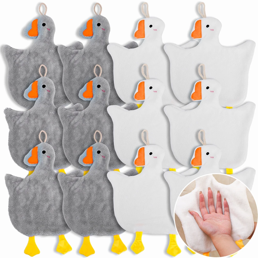 2PCS Cute Cartoon Goose Hanging Towel Coral Velvet Handkerchief Children's Household Absorbent Towel Kitchen Bathroom Rag Towel
2PCS Cute Cartoon Goose Hanging Towel Coral Velvet Handkerchief Children's Household Absorbent Towel Kitchen Bathroom Rag Towel