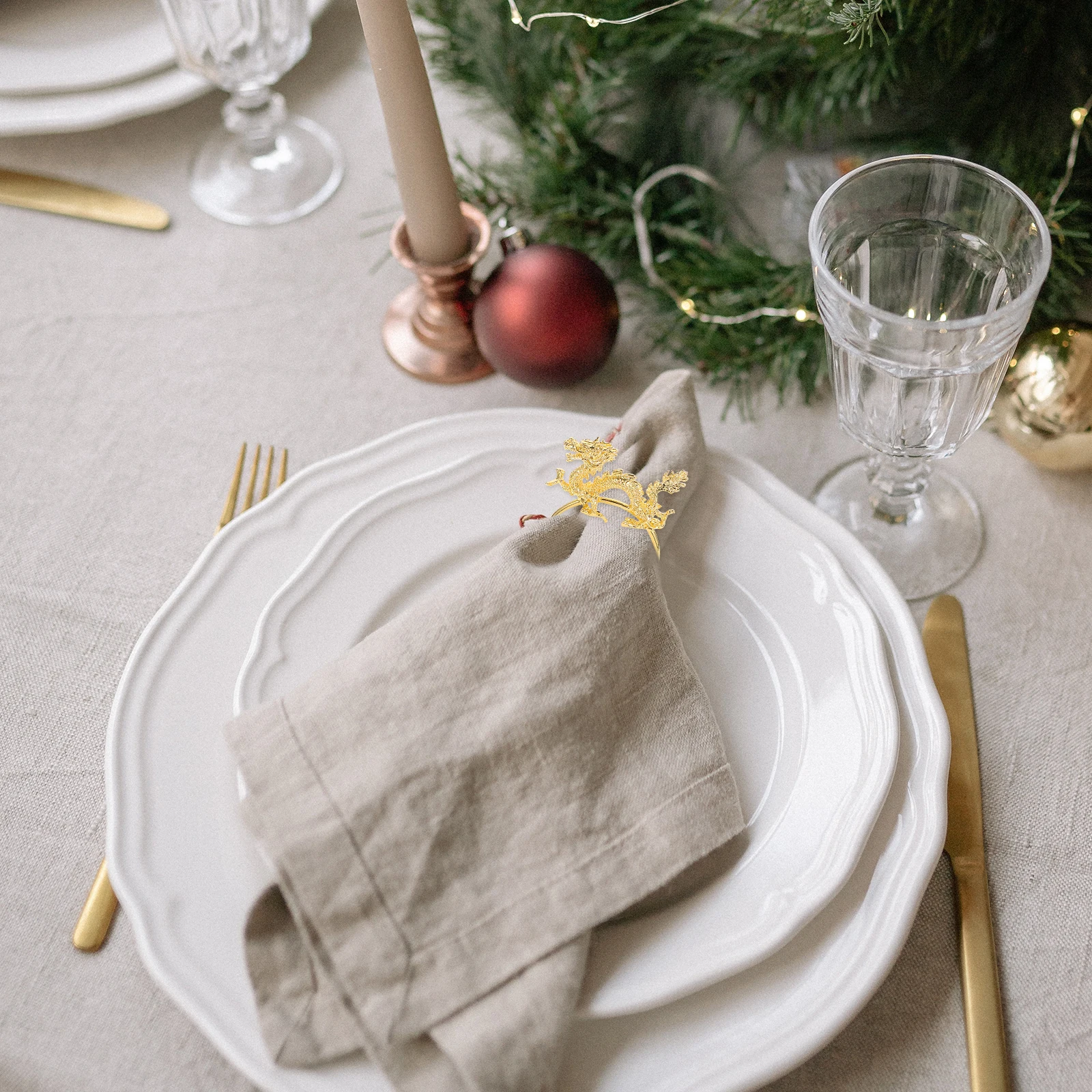 4 Pcs Dragon Napkin Rings Metal Table Decor Gold Elegant Design Material Unique Gift Set For Dining Party Holiday
4 Pcs Dragon Napkin Rings Metal Table Decor Gold Elegant Design Material Unique Gift Set For Dining Party Holiday
