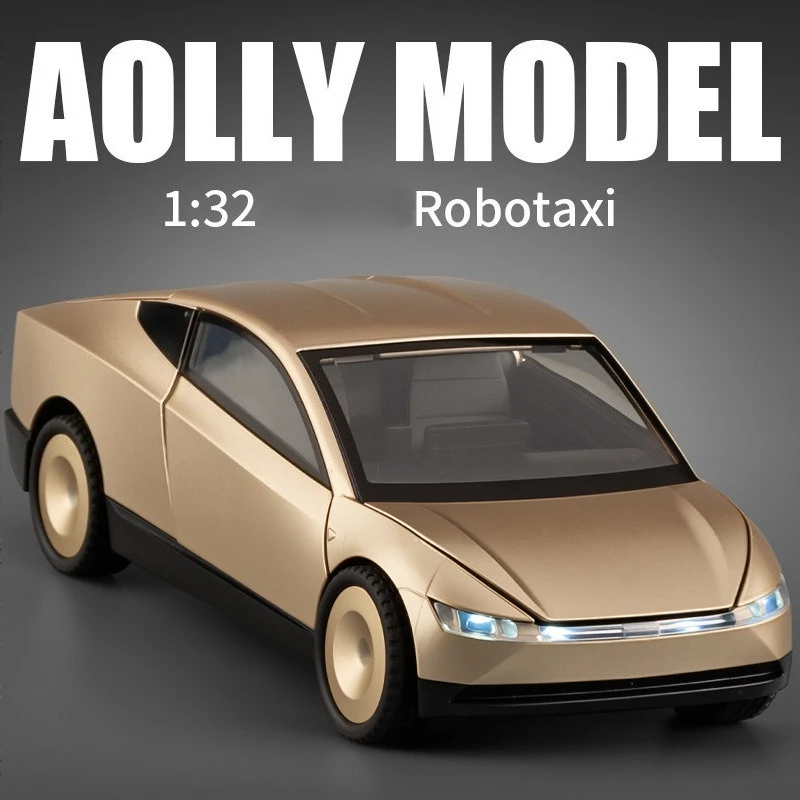 1:32 Robotaxi Alloy Car Diecasts & Toy Vehicles Metal Toy Car Model Sound and light Collection Kids Toy
1:32 Robotaxi Alloy Car Diecasts & Toy Vehicles Metal Toy Car Model Sound and light Collection Kids Toy
