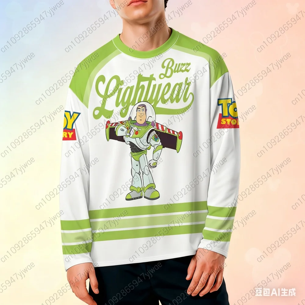 Осенняя мужская футболка с длинным рукавом «История игрушек» Buzz Lightyear Woody, мужская винтажная мужская осенняя свободная спортивная мужская одежда с круглым вырезом
Осенняя мужская футболка с длинным рукавом «История игрушек» Buzz Lightyear Woody, мужская винтажная мужская осенняя свободная спортивная мужская одежда с круглым вырезом