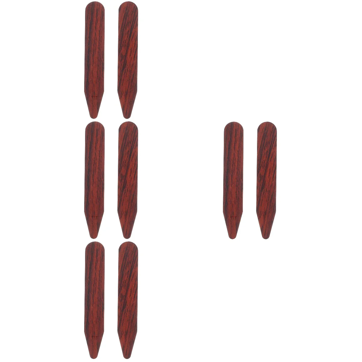 4 Count Men's Shirts Wooden Collar Stay Supplies Stays Dress for Fixing Light Brown Man
4 Count Men's Shirts Wooden Collar Stay Supplies Stays Dress for Fixing Light Brown Man