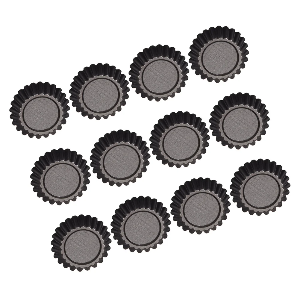 12 PCS High-carbon Steel Egg Tart Baking Mold Non-stick Coating Mini Quiche Dish Practical Maker Cake Easy Wash Scratch
12 PCS High-carbon Steel Egg Tart Baking Mold Non-stick Coating Mini Quiche Dish Practical Maker Cake Easy Wash Scratch