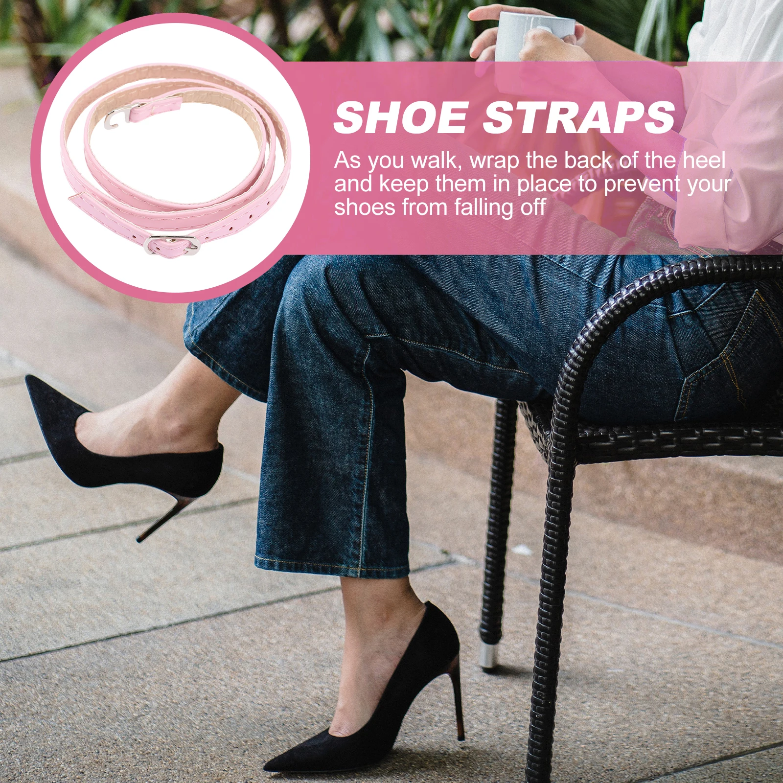 2 Pairs Anti-drop Shoelaces High Heels Straps Invisible Elastic Bands Ankle Replacement Women Shoes Accessories Long-lasting
2 Pairs Anti-drop Shoelaces High Heels Straps Invisible Elastic Bands Ankle Replacement Women Shoes Accessories Long-lasting