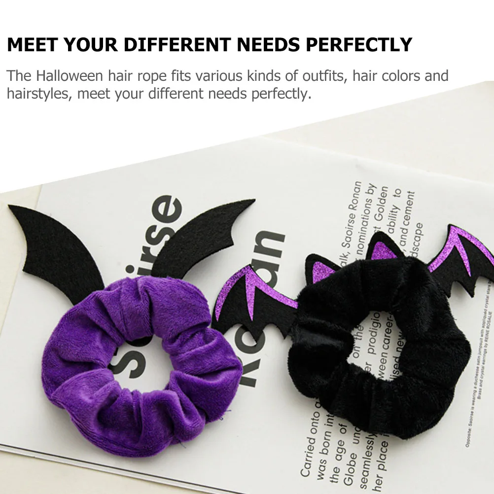 3 Pcs Elastic Hair Ties Women Girls Halloween Purple Spider Bat Demon Flannel Hair Scrunchies Ponytail Holders Durable Festive
3 Pcs Elastic Hair Ties Women Girls Halloween Purple Spider Bat Demon Flannel Hair Scrunchies Ponytail Holders Durable Festive