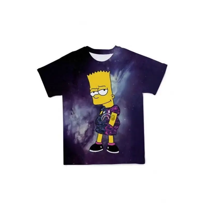 Simpsons Family Men's And Women's Short Sleeve T-Shirt Couple's Summer New Style Versatile Top Can Wear Outdoors
Simpsons Family Men's And Women's Short Sleeve T-Shirt Couple's Summer New Style Versatile Top Can Wear Outdoors