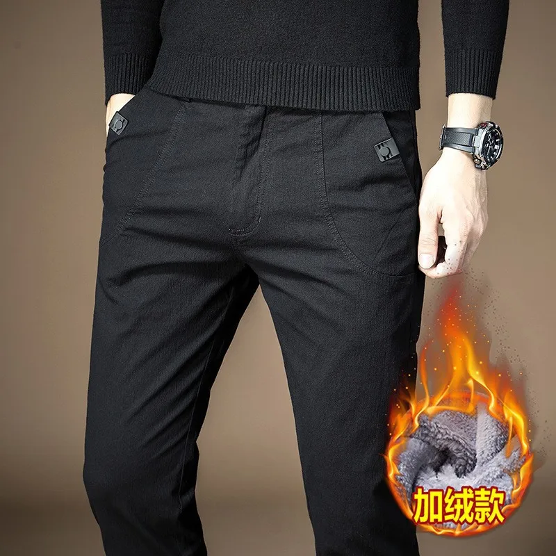 Youth Men Fit Slim Casual Pants Trousers Summer Quick Dry Thin Pants Autumn Winter Plus Velvet Thick Thermal Cotton Fleece Pants
Youth Men Fit Slim Casual Pants Trousers Summer Quick Dry Thin Pants Autumn Winter Plus Velvet Thick Thermal Cotton Fleece Pants