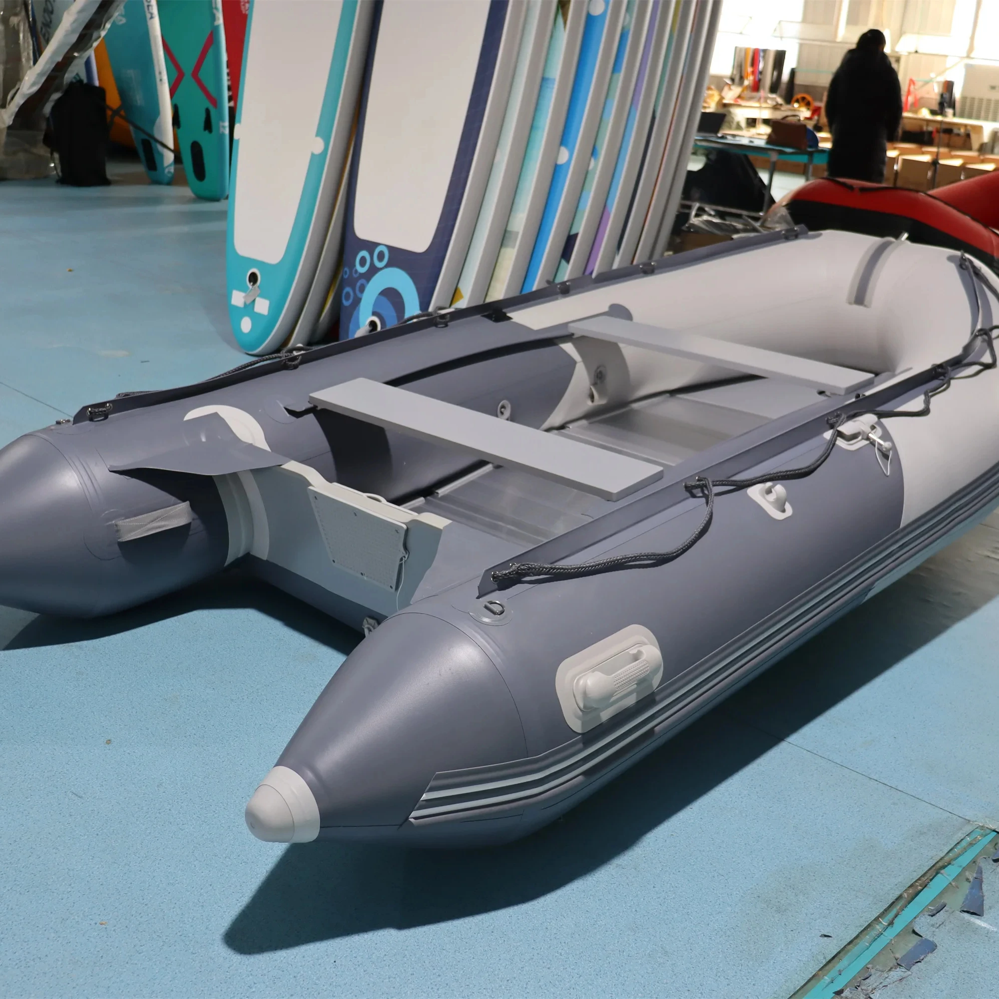High Quality Inflatable High Speed Sport Boat Adjustable Design Lightweight Durable PVC Construction for Fishing Lakes/Rivers
High Quality Inflatable High Speed Sport Boat Adjustable Design Lightweight Durable PVC Construction for Fishing Lakes/Rivers