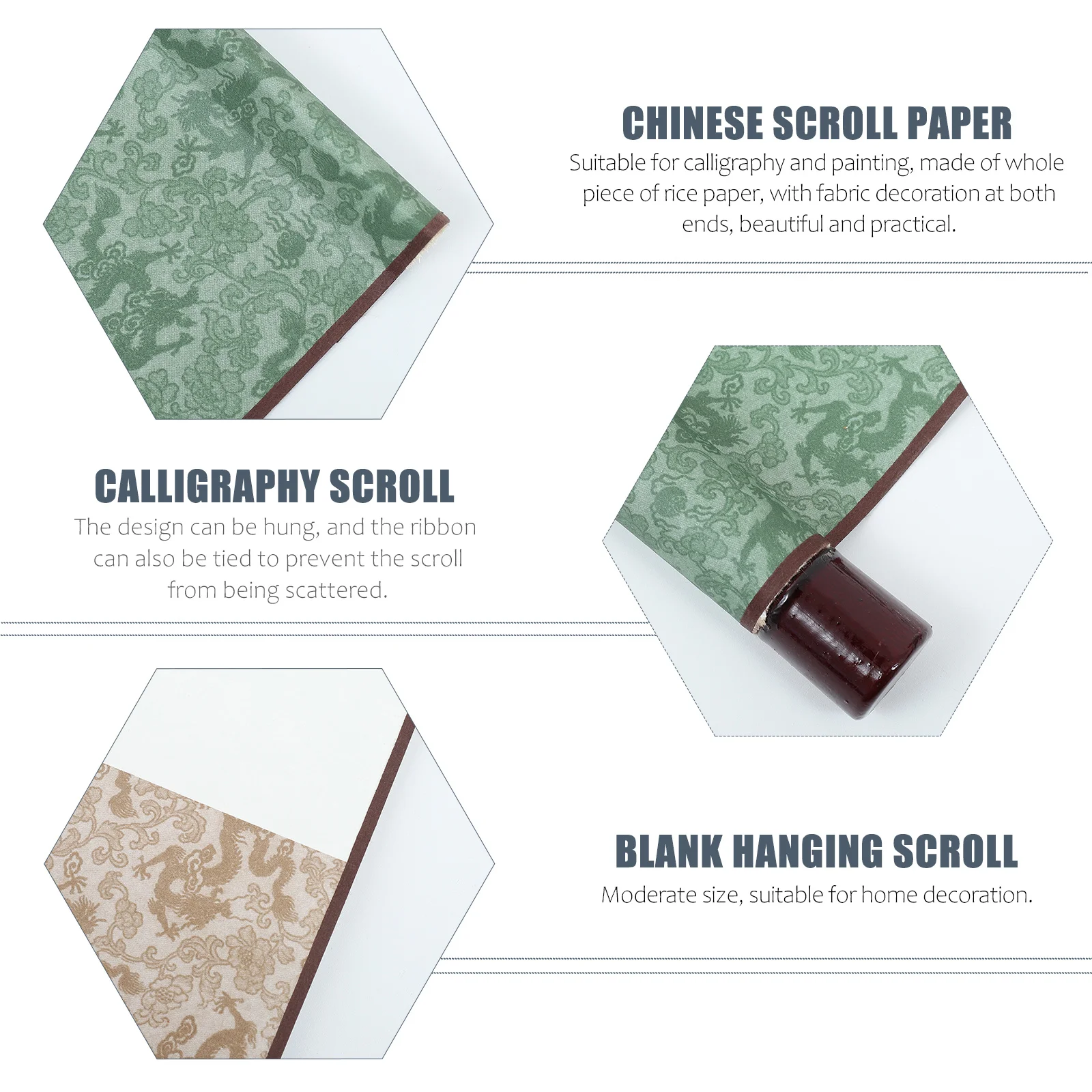 2Pcs Chinese Scroll Paper Blank Calligraphy Scrolls Moderate Ink Control Lightweight Portable for Writing Painting Drawing
2Pcs Chinese Scroll Paper Blank Calligraphy Scrolls Moderate Ink Control Lightweight Portable for Writing Painting Drawing