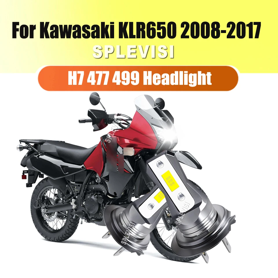 H7 477 Motorcycle LED Headlight Bulbs - Clear and Crisp Lighting For Kawasaki KLR650 2008 2009 2010 2011 2012 2013 2014-2017
H7 477 Motorcycle LED Headlight Bulbs - Clear and Crisp Lighting For Kawasaki KLR650 2008 2009 2010 2011 2012 2013 2014-2017