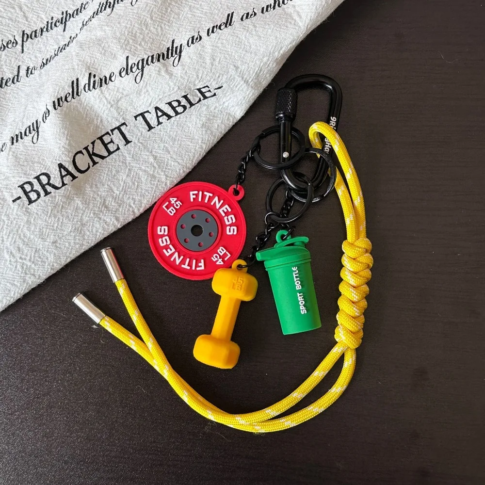 Mini Barbell Plates Key Chain Kettlebells with D-shaped Buckle Simulation Dumbbells Keyring Bag Charm Water Cups
Mini Barbell Plates Key Chain Kettlebells with D-shaped Buckle Simulation Dumbbells Keyring Bag Charm Water Cups