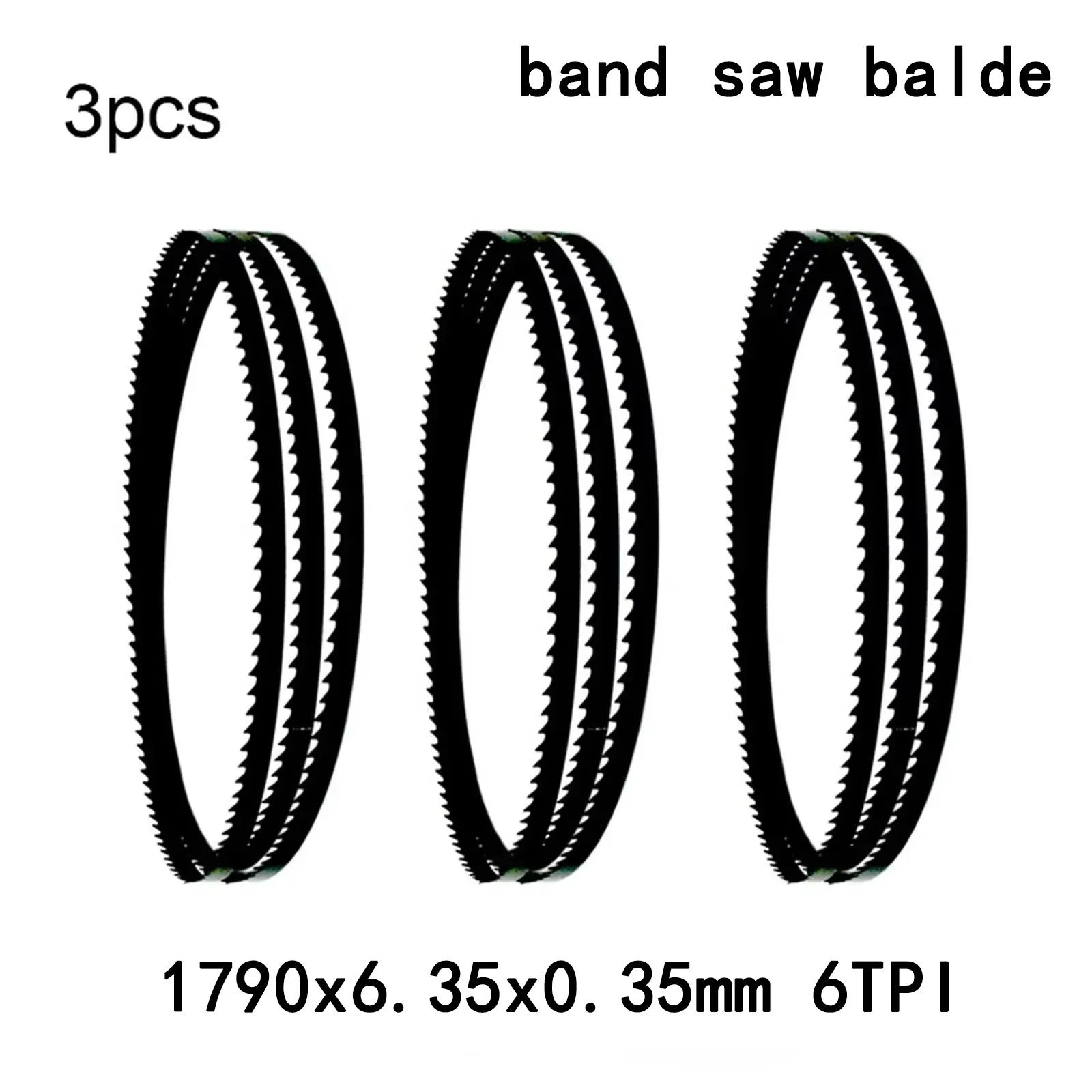 3 шт., полотно ленточной пилы по дереву 70-1/2 дюйма, 1790, 6,35 0,35 мм, 6 10 14 TPI для Example Holzstar HBS 251 HBS251, резка древесины
3 шт., полотно ленточной пилы по дереву 70-1/2 дюйма, 1790, 6,35 0,35 мм, 6 10 14 TPI для Example Holzstar HBS 251 HBS251, резка древесины
