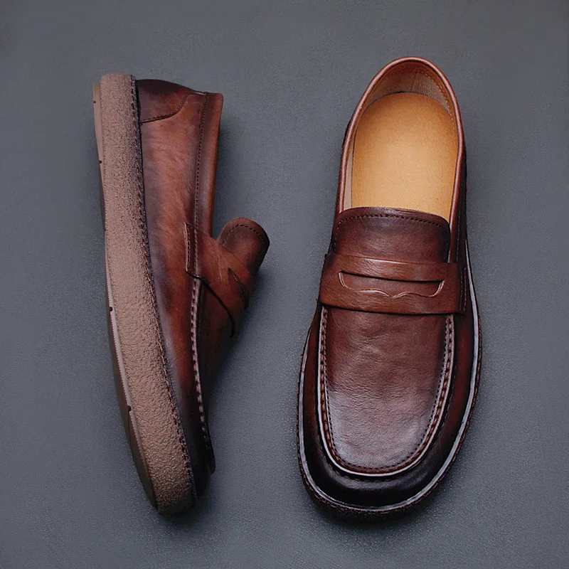 Summer men's shoes 2024 new cowhide breathable casual shoes Fashion retro leather shoes men soft soles comfortable business shoe
Summer men's shoes 2024 new cowhide breathable casual shoes Fashion retro leather shoes men soft soles comfortable business shoe