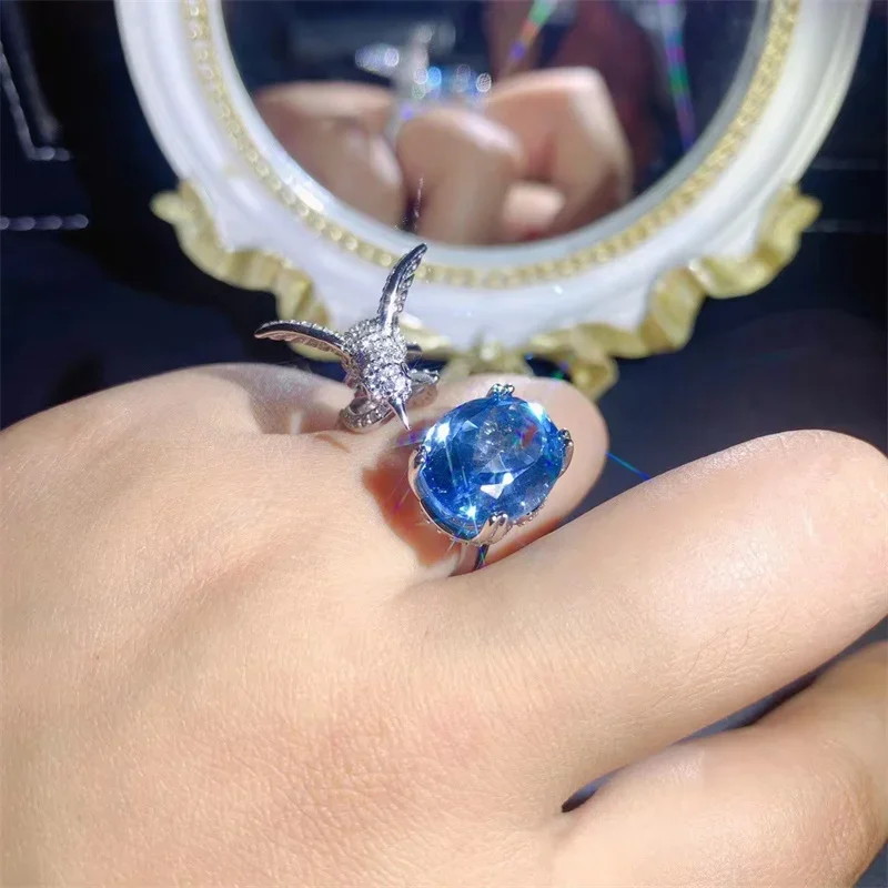 Natural Topaz Ring 925 Sterling Silver Luxury Design 2022 New Design Rings for Women
Natural Topaz Ring 925 Sterling Silver Luxury Design 2022 New Design Rings for Women
