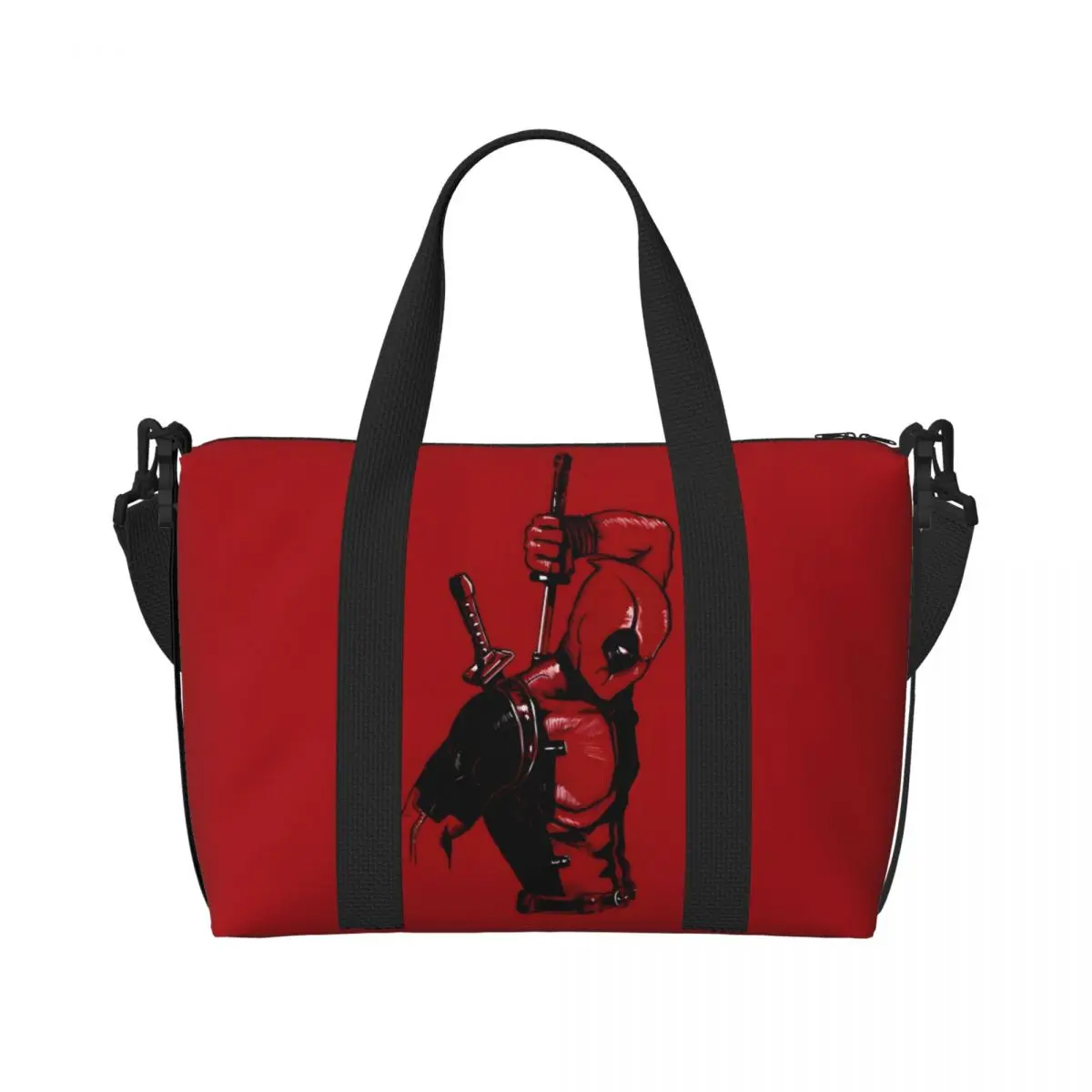 Изготовленная на заказ большая сумка Дэдпула, женская большая вместительная сумка с комиксами, пляжные дорожные сумки для спортзала 
Изготовленная на заказ большая сумка Дэдпула, женская большая вместительная сумка с комиксами, пляжные дорожные сумки для спортзала
