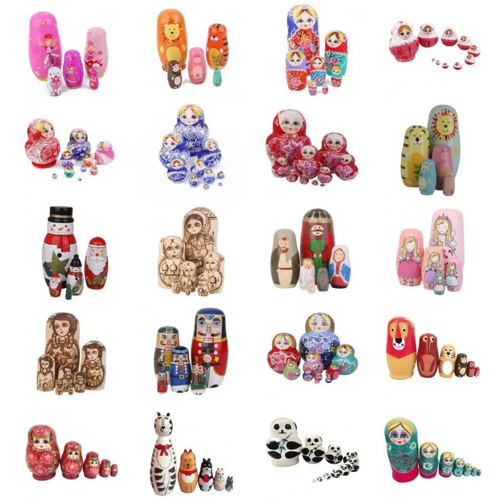 Russian Dolls Green Babushka Wooden Handmade 5pcs Nesting Girls Art Toy for Home Decoration Family Keepsake
Russian Dolls Green Babushka Wooden Handmade 5pcs Nesting Girls Art Toy for Home Decoration Family Keepsake