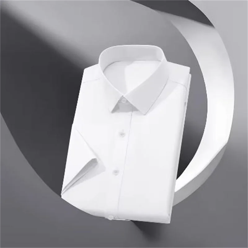 New Men's Business Casual Solid Color Short Sleeved Shirt for Summer Fashion No Ironing Soft Comfortable and Versatile Top
New Men's Business Casual Solid Color Short Sleeved Shirt for Summer Fashion No Ironing Soft Comfortable and Versatile Top