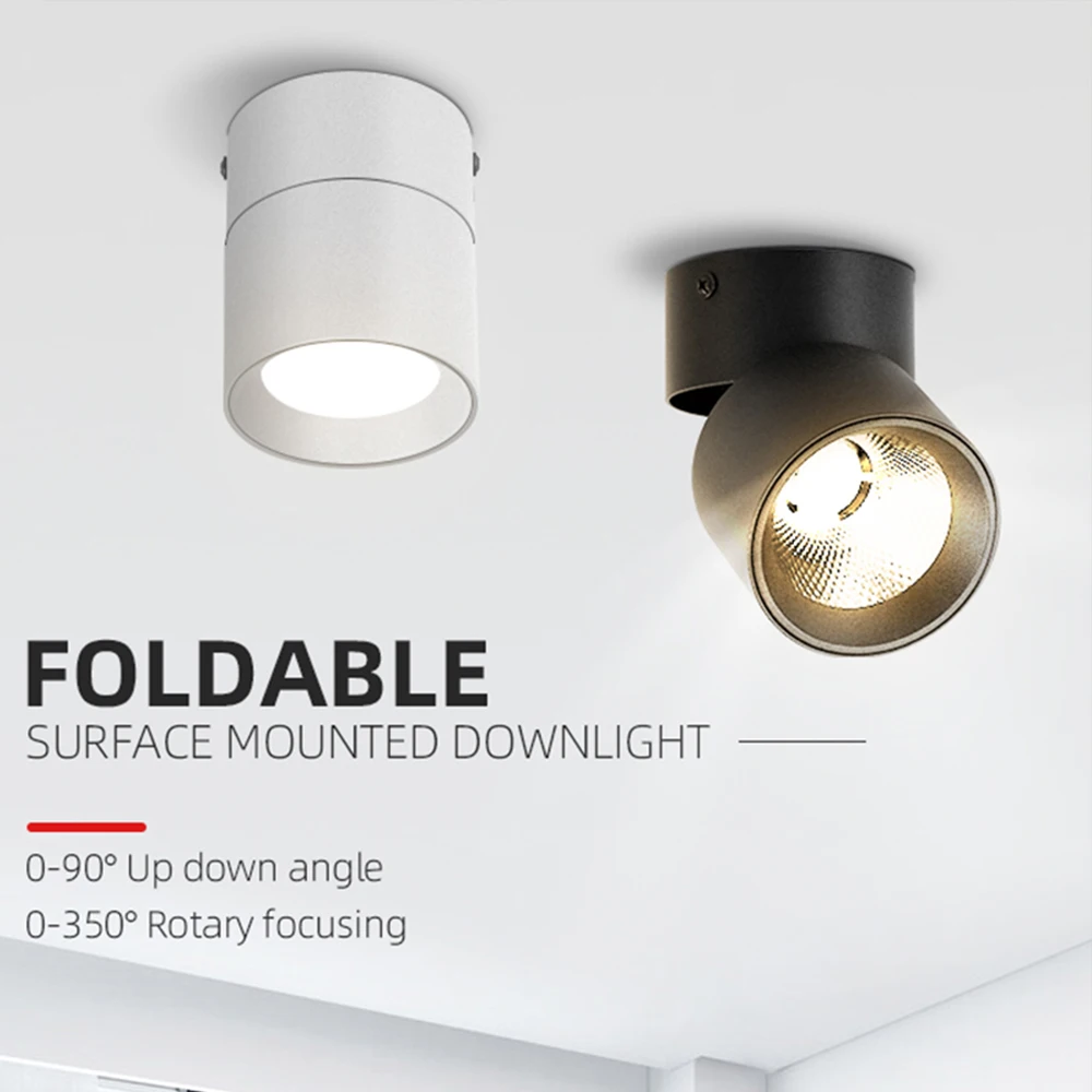 LED Downlights 3 Color Change Room Decor Fixture Foldable Spotlight Indoor Ceiling Lamp for Bedroom Living Room Kitchen Led Spot
LED Downlights 3 Color Change Room Decor Fixture Foldable Spotlight Indoor Ceiling Lamp for Bedroom Living Room Kitchen Led Spot