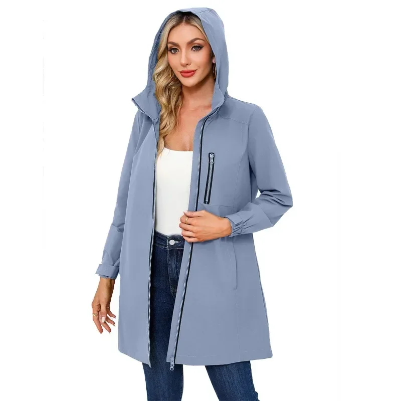 European and American Hooded Trench Coat for Women, Fashionable Windbreaker, Long Sleeve, Loose Casual Clothing, Spring and Autu
European and American Hooded Trench Coat for Women, Fashionable Windbreaker, Long Sleeve, Loose Casual Clothing, Spring and Autu