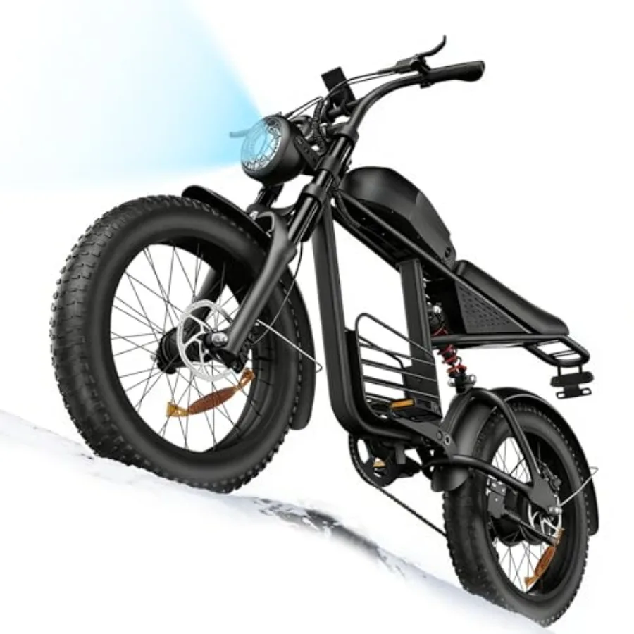 Adult electric bike for off-road use, aluminum alloy frame, black, 3000W motor with 37MPH speed and 100-mile range on 48V 35Ah
Adult electric bike for off-road use, aluminum alloy frame, black, 3000W motor with 37MPH speed and 100-mile range on 48V 35Ah