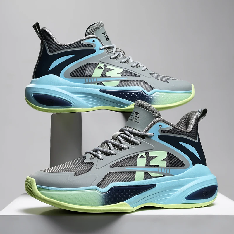 Men's Basketball Shoes Breathable Cushioning Non-Slip Wearable Runing Shoes Gym Training Athletic Basketball Sneakers for Women
Men's Basketball Shoes Breathable Cushioning Non-Slip Wearable Runing Shoes Gym Training Athletic Basketball Sneakers for Women