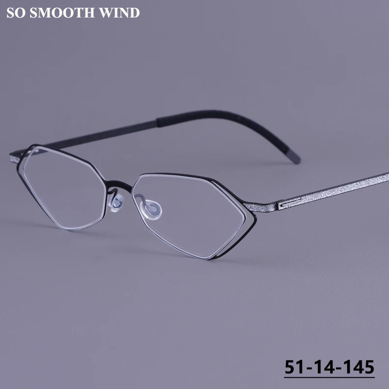 Diamond Shape Polygonal Eyeglasses Frame Nordic Style Titanium Glasses Frame Men Women Screwless Design Spetcales Trendy Eyewear
Diamond Shape Polygonal Eyeglasses Frame Nordic Style Titanium Glasses Frame Men Women Screwless Design Spetcales Trendy Eyewear