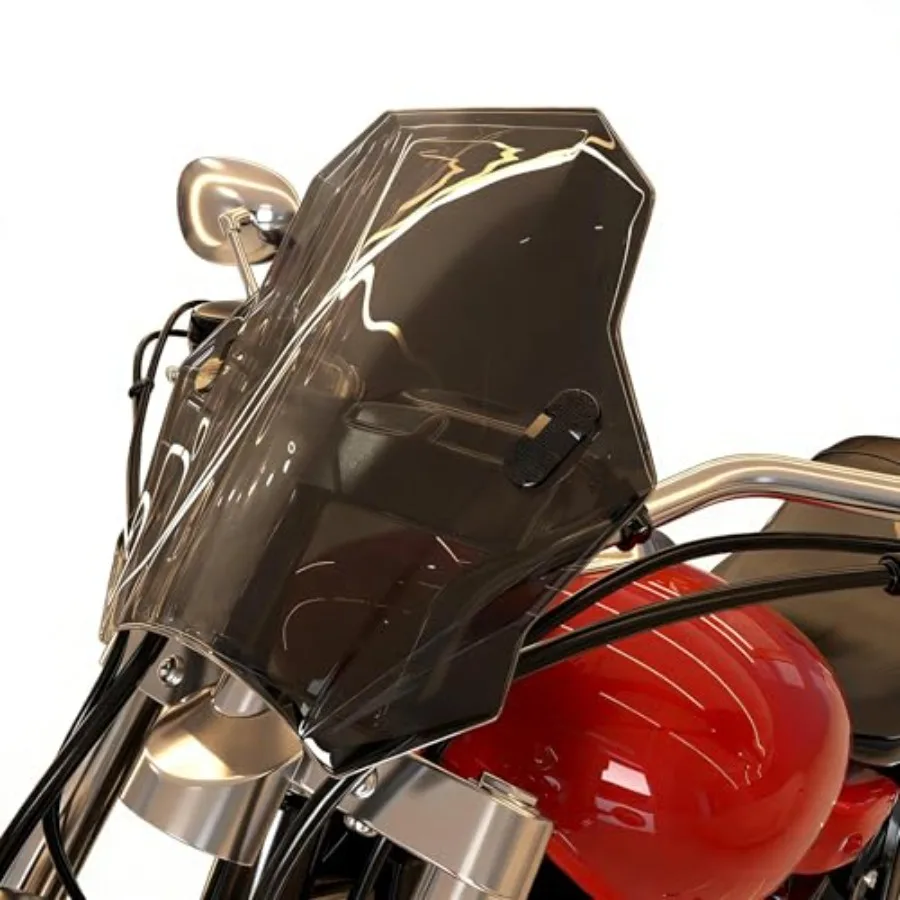 Universal Motorcycle Windshield Windscreen Extension Deflector for 7/8" 1" 1 1/8" Handlebars, for E-Bike, for Honda Rebel 300/5
Universal Motorcycle Windshield Windscreen Extension Deflector for 7/8" 1" 1 1/8" Handlebars, for E-Bike, for Honda Rebel 300/5