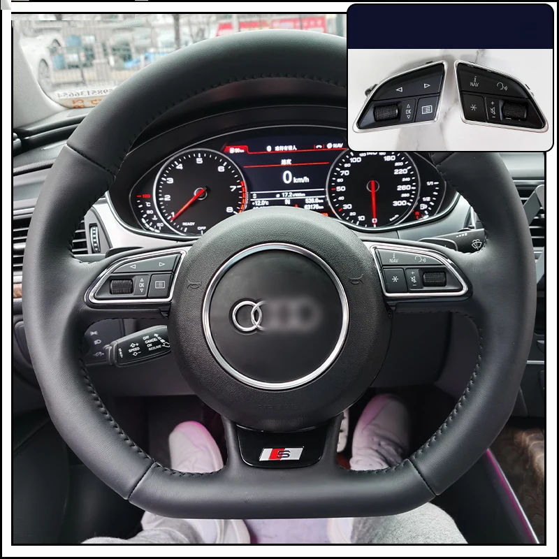 Audi A4L/A5/A6/Q3L/Q5/Q7/Q8 Steering Wheel Modification - High-End Multi-function Buttons / Media / RS / Heating Buttons
Audi A4L/A5/A6/Q3L/Q5/Q7/Q8 Steering Wheel Modification - High-End Multi-function Buttons / Media / RS / Heating Buttons