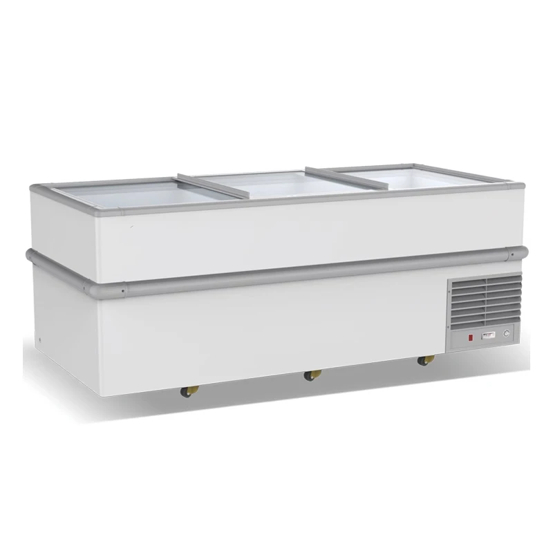 Commercial Supermarket Large Capacity Ice Cream Frozen Island Cabinet Horizontal Seafood Tuna Display Cabinet
Commercial Supermarket Large Capacity Ice Cream Frozen Island Cabinet Horizontal Seafood Tuna Display Cabinet