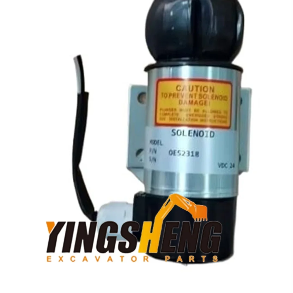 Excavator stop solenoid valve 872826 873754 OE52318 24V Volvo fuel fire extinguishing solenoid valve 51557 3826742 872825
Excavator stop solenoid valve 872826 873754 OE52318 24V Volvo fuel fire extinguishing solenoid valve 51557 3826742 872825