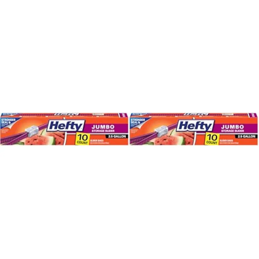 Slider Jumbo Storage Bags 2.5 Gallon Size
Slider Jumbo Storage Bags 2.5 Gallon Size
