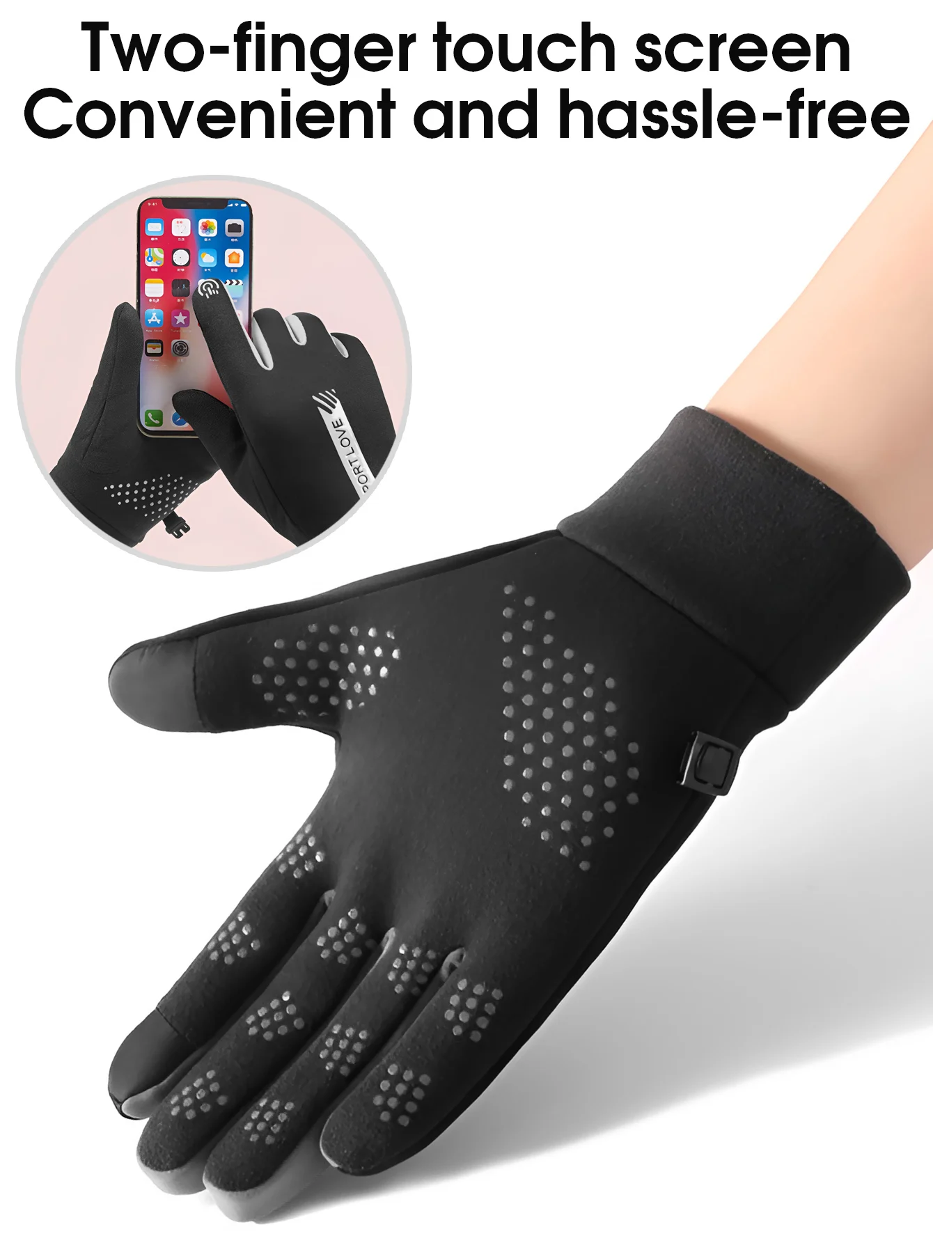 1PC Autumn/Winter Outdoor Cycling Gloves-Fitness & Running Gloves, Warm, Touchscreen-Resistant, Waterproof, Motorcycle Gloves
1PC Autumn/Winter Outdoor Cycling Gloves-Fitness & Running Gloves, Warm, Touchscreen-Resistant, Waterproof, Motorcycle Gloves