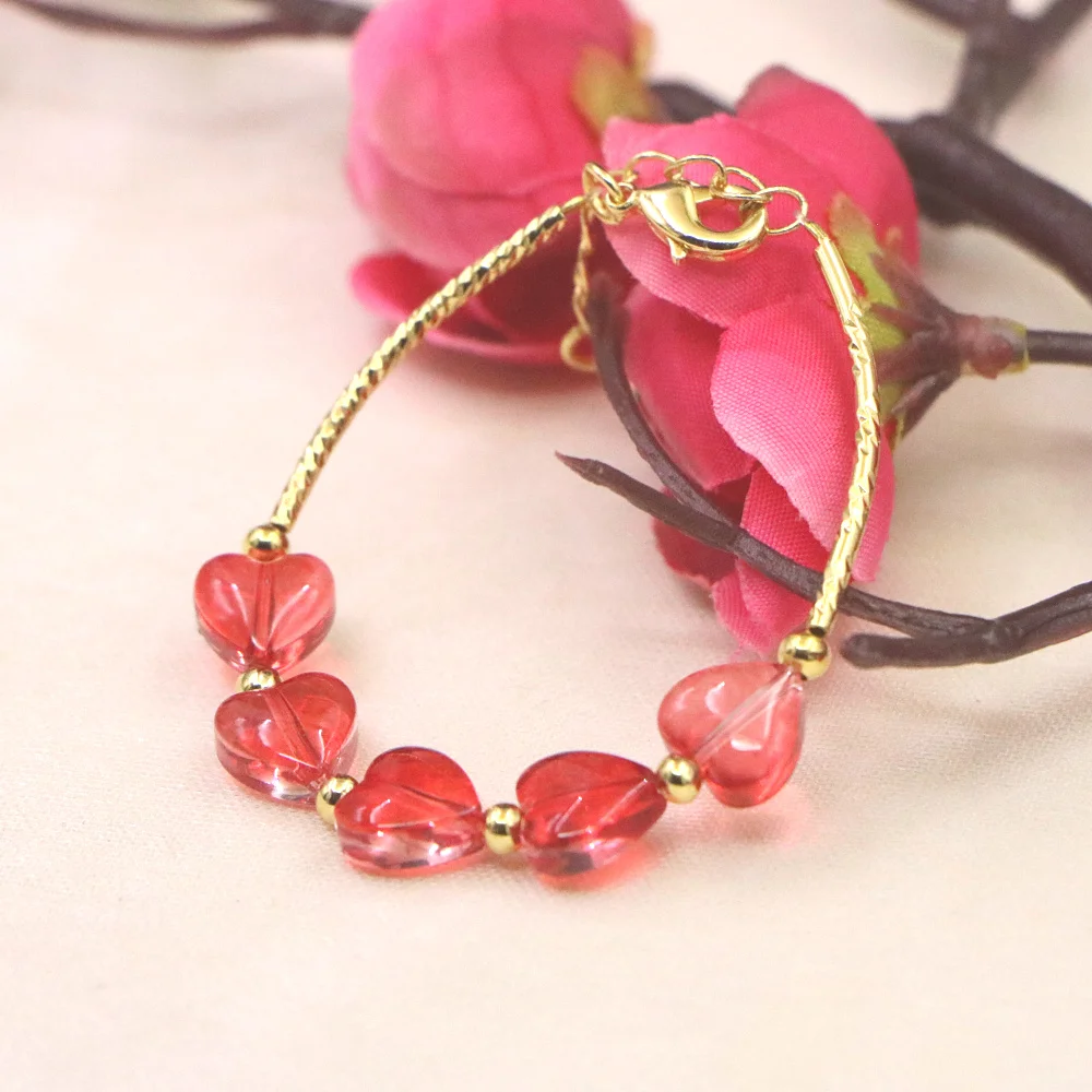 Lovely Red Love Baby Baptism Bracelet Glaze Crystal Lobster Clasp Parts Yoga Christmas Wedding Girls Gift Jewelry Charm Fashion
Lovely Red Love Baby Baptism Bracelet Glaze Crystal Lobster Clasp Parts Yoga Christmas Wedding Girls Gift Jewelry Charm Fashion