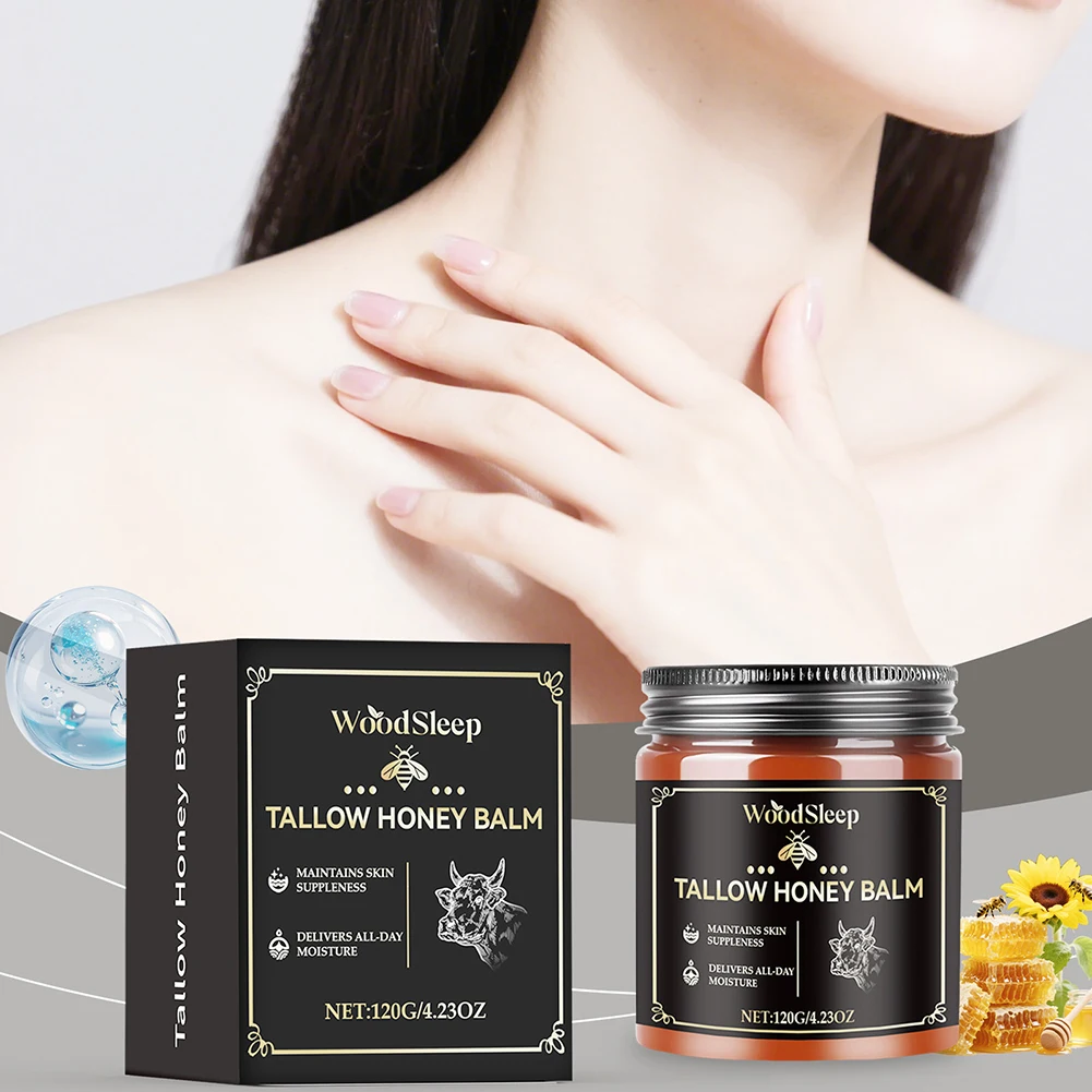 120g Whipped Tallow Honey Moisturizer Balm Beef Tallow For Face Hydrating Facial Cream Restorative Tallow Balm For Cracked Skin
120g Whipped Tallow Honey Moisturizer Balm Beef Tallow For Face Hydrating Facial Cream Restorative Tallow Balm For Cracked Skin