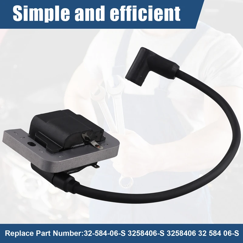 KYCOR-3258406 Lawn Mower Accessories Ignition Coil High Pressure Pack For Kohler KT ZT Engines 32-584-06-S 32 584 06-S
KYCOR-3258406 Lawn Mower Accessories Ignition Coil High Pressure Pack For Kohler KT ZT Engines 32-584-06-S 32 584 06-S