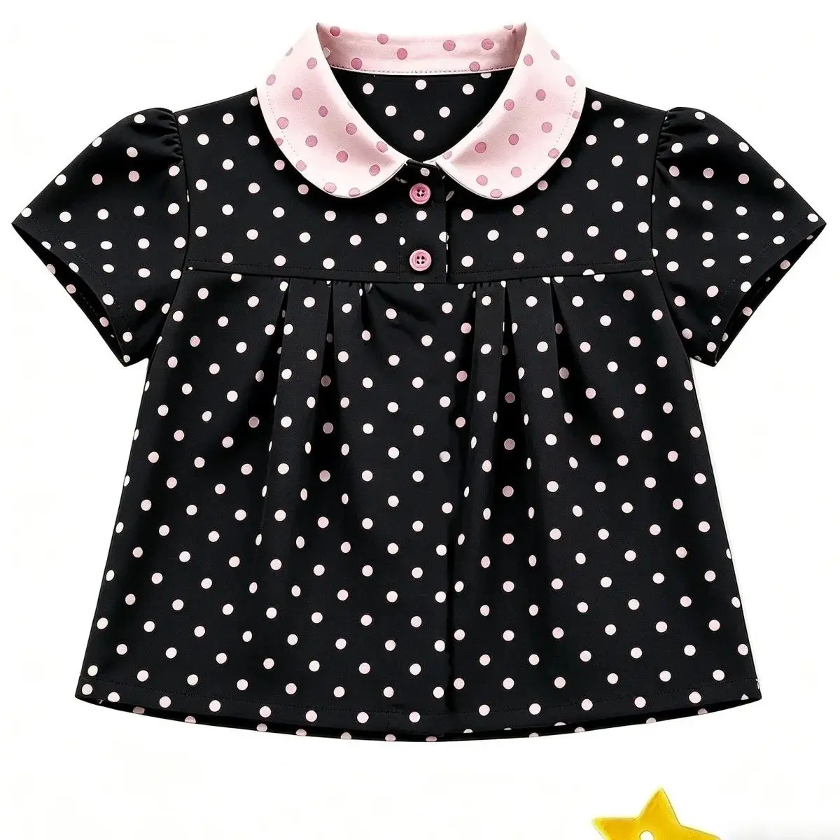 Japanese Sweet Lolita Polka Dot Tops Short Sleeve Kawaii Sweet T-shirt Harajuku Casual Fashion Tees Summer
Japanese Sweet Lolita Polka Dot Tops Short Sleeve Kawaii Sweet T-shirt Harajuku Casual Fashion Tees Summer
