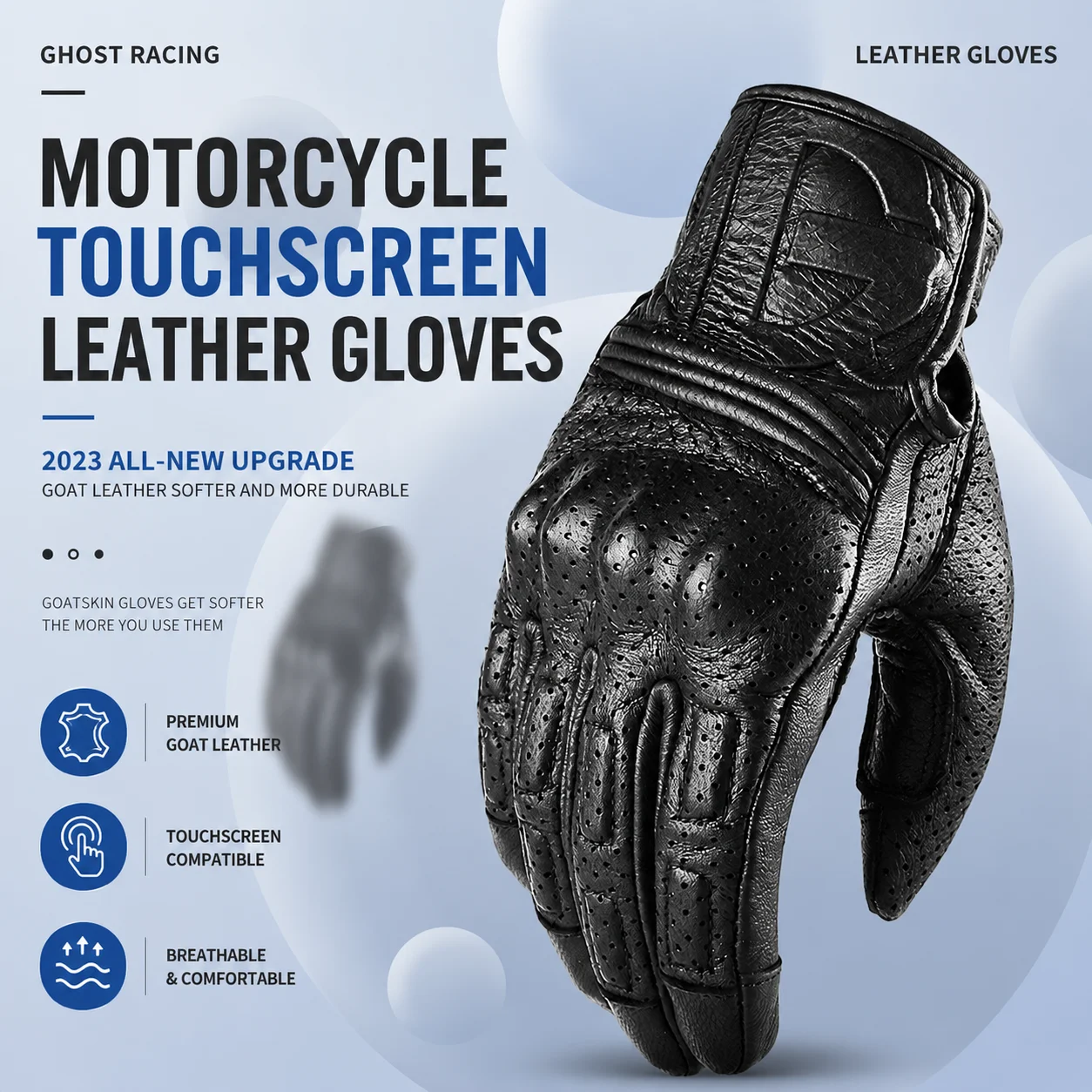 Motorcycle Riding Gloves Genuine Leather Retro Windproof Warm Breathable Anti Fall Knight Motorbike All Season Touch Screen
Motorcycle Riding Gloves Genuine Leather Retro Windproof Warm Breathable Anti Fall Knight Motorbike All Season Touch Screen