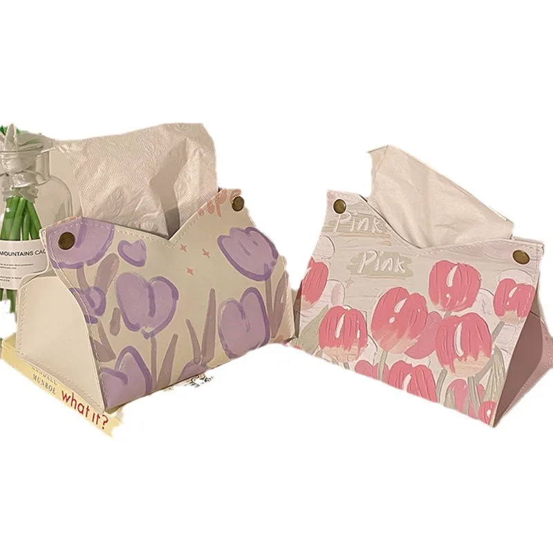 Stylish Tulip Print Leather Tissue Box Waterproof Napkin Container for Living Room Dining Table Home Decor for Home Office
Stylish Tulip Print Leather Tissue Box Waterproof Napkin Container for Living Room Dining Table Home Decor for Home Office