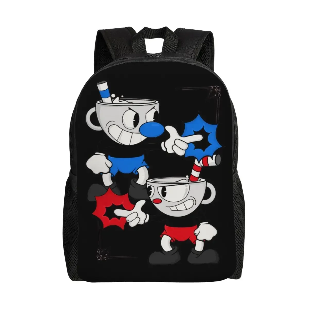 Personalized Hot Game Cartoon Cuphead Mugman Backpack Women Men Fashion Bookbag for School College Bags
Personalized Hot Game Cartoon Cuphead Mugman Backpack Women Men Fashion Bookbag for School College Bags