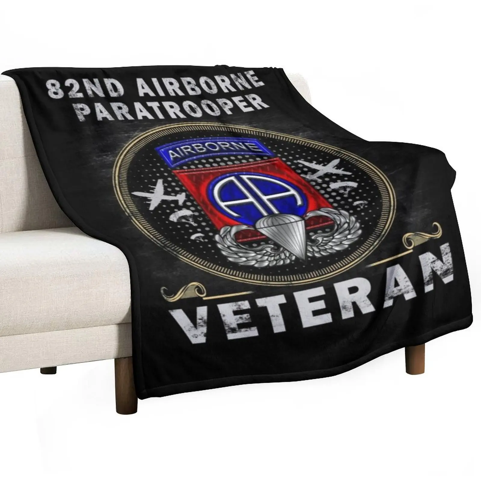 82nd Airborne Paratrooper Veteran Throw Blanket valentine gift ideas Bed Fashionable warm for winter Luxury Blankets
82nd Airborne Paratrooper Veteran Throw Blanket valentine gift ideas Bed Fashionable warm for winter Luxury Blankets