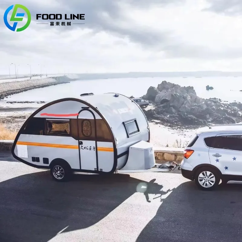 Custom Teardrop Fiberglass Mini Camper with Electric Brakes for outdoor camping touring RVs for truck campers and RV enthusiasts
Custom Teardrop Fiberglass Mini Camper with Electric Brakes for outdoor camping touring RVs for truck campers and RV enthusiasts