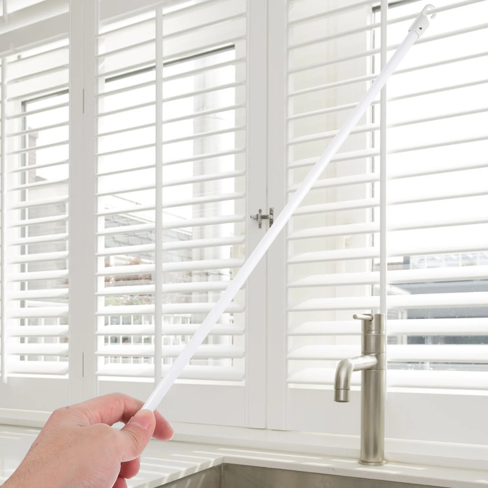 Curtain Accessories 17 Inch Stainless Steel Vertical Blind Rod Pleated Curtains Drapery Pull Wand White Random Size 43-48cm
Curtain Accessories 17 Inch Stainless Steel Vertical Blind Rod Pleated Curtains Drapery Pull Wand White Random Size 43-48cm