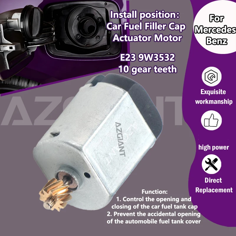 AZGIANT E23 9W3532 Car fuel tank lock cap DC motor maintain For Mercedes Benz A-Class B-Class W176 W177 A/B160/180/200/250 A220
AZGIANT E23 9W3532 Car fuel tank lock cap DC motor maintain For Mercedes Benz A-Class B-Class W176 W177 A/B160/180/200/250 A220